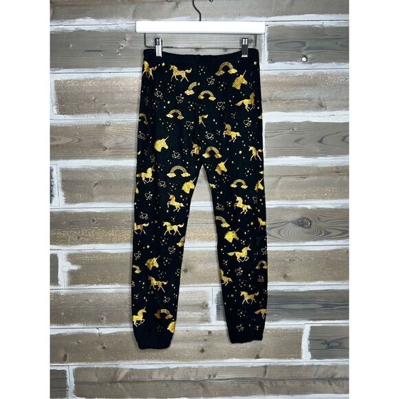 Chaser girls NWT golden unicorn Soft sparkle sweatpants rainbow Sz 12 - Picture 5 of 8